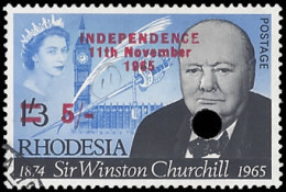Rhodesia 1966 5/- Churchill Binda Forgery Trial Evidence - Sonstige & Ohne Zuordnung