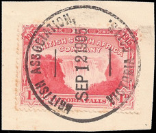 Rhodesia 1905 1d Special Victoria Falls Postmark - Otros & Sin Clasificación