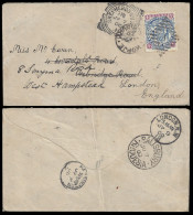 Rhodesia 1900 4d Arms On Letter To England - Other & Unclassified