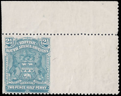 Rhodesia 1898 Arms 2½d Imperf Vertically - Otros & Sin Clasificación