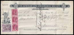 South Africa Revenues 1910 Interprovincial PremiUM Receipt - Unclassified
