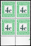 South Africa Postage Due 1969 4c Wmk RSA, Afrikaans At Top - Zonder Classificatie