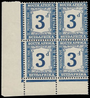 South Africa Postage Due 1927 3d Perf'd Plate Proof / Trial Bloc - Non Classés