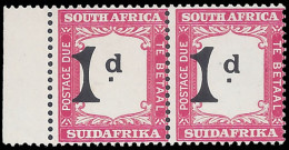 South Africa Postage Due 1927 1d Value Misplaced - Unclassified