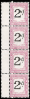 South Africa Postage Due 1922-26 2d Strip Missing Perf - Non Classés