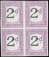 South Africa Postage Due 1923 2d Imperf Block Of Four, Rare - Non Classés