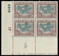 South Africa 1949 2/6 Control Block UM  - Unclassified