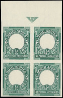 South Africa 1947 ½d PO Museum "Proof" Imperf Frames Only - Zonder Classificatie