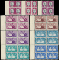 South Africa 1947 Royal Visit 1d - 3d Colour Trials, UM Blocks - Non Classés