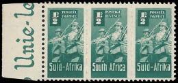 South Africa 1942 Bantam Â½d Dark Green Line Behind Helmet - Non Classificati