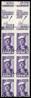 South Africa 1942 Bantam 2d Misperforated Block With Slogans - Ohne Zuordnung