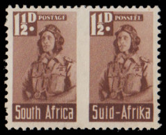 South Africa 1942 Bantam 1Â½d Roulette Omitted Fair M - Unclassified