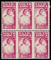 South Africa 1942 Bantam 1d Roulettes Misplaced Block - Zonder Classificatie