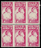 South Africa 1942 Bantam 1d Roulettes Misplaced Block - Unclassified