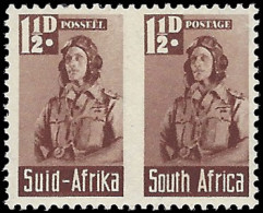 South Africa 1942 Bantam 1½d Roulette Omitted Superb M - Non Classés