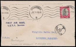 South Africa 1939 DETA Flood Mail Joburg To Lourenco Marques - Ohne Zuordnung