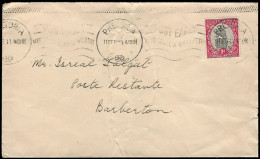 South Africa 1939 Barberton Flood Mail, Pretoria To Barberton - Unclassified