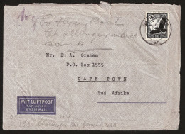 South Africa 1939 Challenger Crash Envelope From Germany - Poste Aérienne