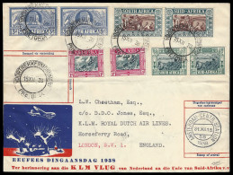 South Africa 1938 KLM Dingaan's Day Voortrekker Monument Flights - Airmail