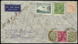 South Africa 1937 Mrs Bonney's Solo Brisbane - Cape En-Route - Airmail