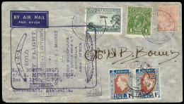 South Africa 1937 Mrs Bonney's Solo Brisbane - Cape Signed - Airmail