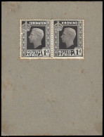 South Africa 1937 KGVI Coronation Proof Large Head, Light Relief - Zonder Classificatie