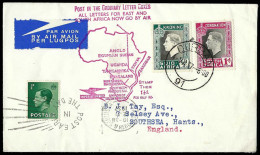 South Africa 1937 Empire 1Â½d Air Mail Scheme Second Northbound - Airmail