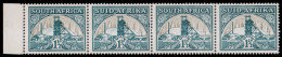 South Africa 1936 1Â½d Gold Mine Shading Omitted In Strip - Non Classificati