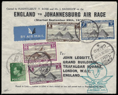 South Africa 1936 Schlesinger Air Race Rose & Bagshaw - Luchtpost