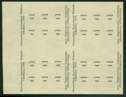 South Africa 1936 JIPEX Plate Proofs - Non Classés