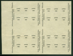 South Africa 1936 JIPEX Plate Proofs - Ohne Zuordnung