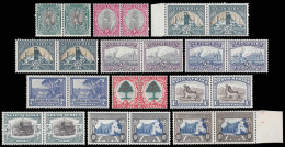 South Africa 1933-48 ½d - 10/- Full Set VF/M - Zonder Classificatie