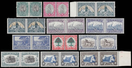 South Africa 1933-48 ½d - 10/- Full Set VF/M - Ohne Zuordnung