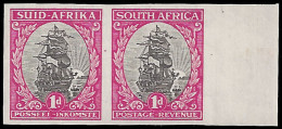 South Africa 1933 1d PO Museum "Proof" Imperf Complete, Rare - Non Classificati