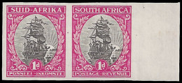 South Africa 1933 1d PO Museum "Proof" Imperf Complete, Rare - Zonder Classificatie