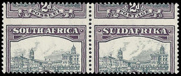 South Africa 1930 2d Spectacular Misperforated Pair - Sin Clasificación