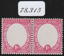 South Africa 1930 1d Type II, Centre Omitted, With Cert, Rare - Sin Clasificación