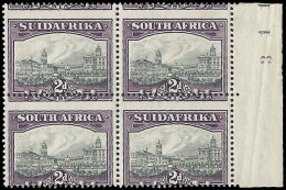 South Africa 1930 2d Spectacular Misperforated Sheet No Block - Non Classés