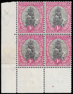 South Africa 1930 1d Ship Type II Joined Paper Block, Scarce - Unclassified
