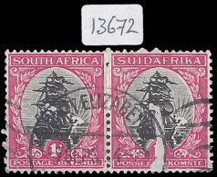 South Africa 1930 1d Partially Printed Due To Intrusion - Sin Clasificación