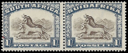 South Africa 1930 1/- Dart On Gnu's Back, Missing Clouds - Non Classés