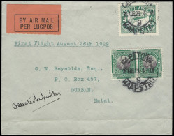 South Africa 1929 Union Airways 1st Cape Town - Durban, Signed - Unclassified