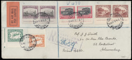 South Africa 1929 London Mid Value Imprints On Letter, Rare! - Ohne Zuordnung