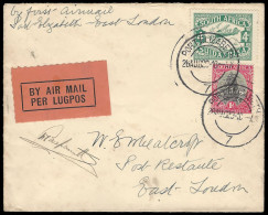 South Africa 1929 Union Airways 1st PE To EL, Signed - Zonder Classificatie