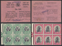 South Africa 1927 Pretoria Typos Booklet Specimen, Rarity! - Non Classés