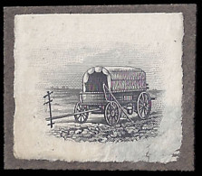 South Africa 1927 London 5/- Ox Wagon Vignette Master Die - Sin Clasificación