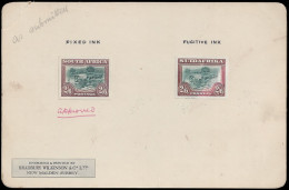 SOUTH AFRICA 1927 LONDON 2/6 PROOFS ON BRADBURY CARD - Non Classificati