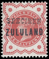 Zululand 1888 ½d GB9 Somerset House Specimen - Zululand (1888-1902)