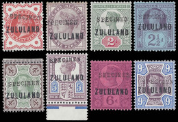 Zululand 1888 ½d - 9d GB9 Somerset House Specimen Group - Zululand (1888-1902)