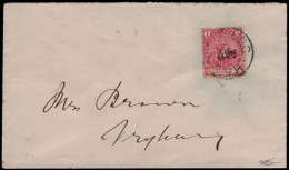 Vryburg 1900 St Quintin Provisional 1d On Envelope With Cert - Kaap De Goede Hoop (1853-1904)